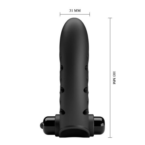 Nakładka wibrująca na palec punkt g 10 trybów 11cm Nakładka wibrująca na palec punkt g 10 trybów 11cm