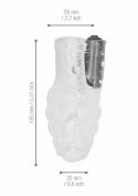 No.22 - Stroker - with vibrating bullet - Translucent No.22 - Stroker - with vibrating bullet - Translucent