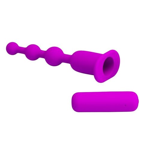 Wibrator analny kulkowy sex sonda 12 trybów 13cm Wibrator analny kulkowy sex sonda 12 trybów 13cm
