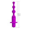 Wibrator analny kulkowy sex sonda 12 trybów 13cm Wibrator analny kulkowy sex sonda 12 trybów 13cm