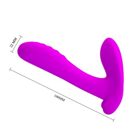 Wibrator masażer do majtek nakładka na palec 10cm Wibrator masażer do majtek nakładka na palec 10cm
