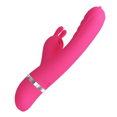 Wibrator ssący masażer łechtaczki 3w1 7 tryb 20cm Wibrator ssący masażer łechtaczki 3w1 7 tryb 20cm