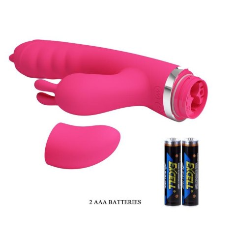 Wibrator ssący masażer łechtaczki 3w1 7 tryb 20cm Wibrator ssący masażer łechtaczki 3w1 7 tryb 20cm