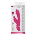 Wibrator ssący masażer łechtaczki 3w1 7 tryb 20cm Wibrator ssący masażer łechtaczki 3w1 7 tryb 20cm