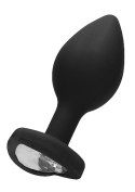 Gładki korek analny zatyczka plug czarny 7,5cm Gładki korek analny zatyczka plug czarny 7,5cm