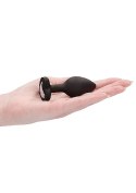 Gładki korek analny zatyczka plug czarny 7,5cm Gładki korek analny zatyczka plug czarny 7,5cm
