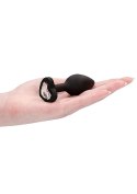 Gładki korek analny zatyczka plug czarny 7,5cm Gładki korek analny zatyczka plug czarny 7,5cm