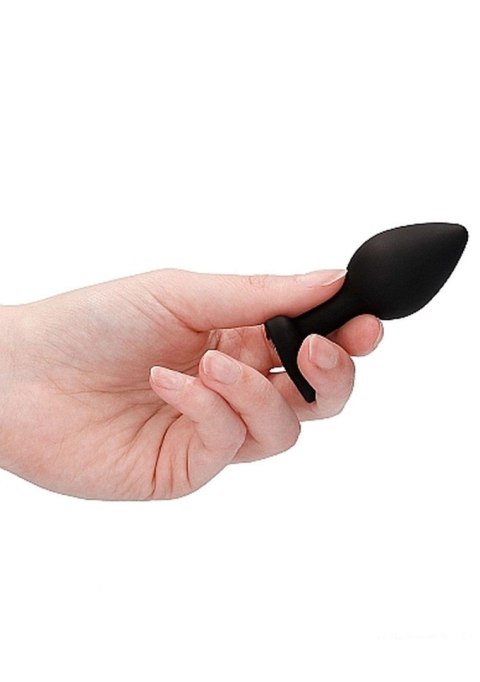 Gładki korek analny zatyczka plug czarny 7,5cm Gładki korek analny zatyczka plug czarny 7,5cm