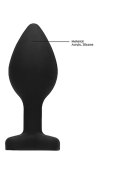 Gładki korek analny zatyczka plug czarny 7,5cm Gładki korek analny zatyczka plug czarny 7,5cm