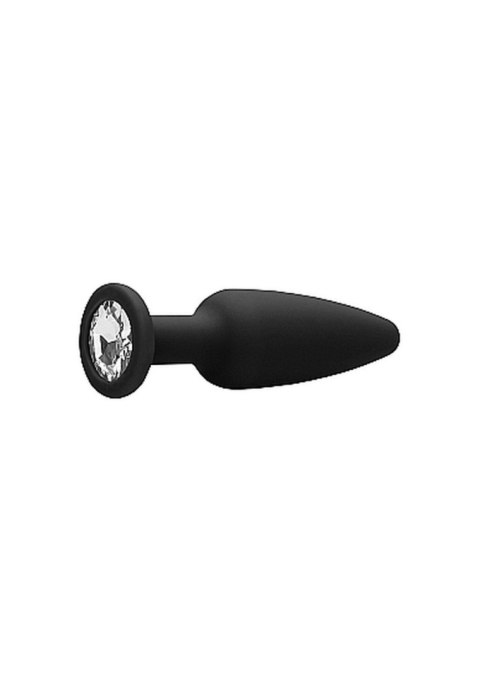Podłużny silikonowy korek analny zatyczka 9,5 cm Podłużny silikonowy korek analny zatyczka 9,5 cm