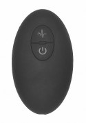 Remote Controlled E-Stim & Vibrating Prostate Massager - Black