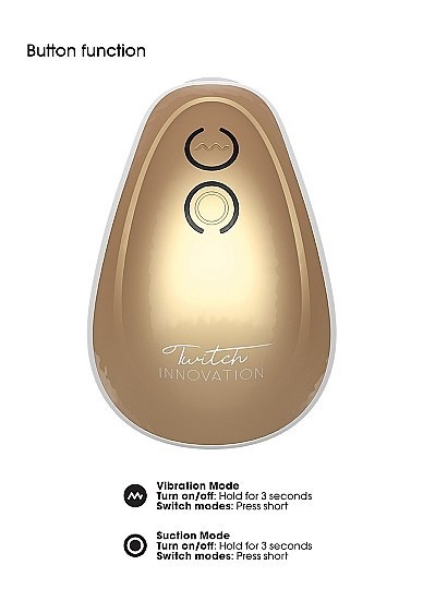 Twitch Hands - Free Suction & Vibration Toy - Gold Twitch Hands - Free Suction & Vibration Toy - Gold