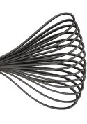Wooden Handle Belt Whip Flogger Leather - Black Wooden Handle Belt Whip Flogger Leather - Black