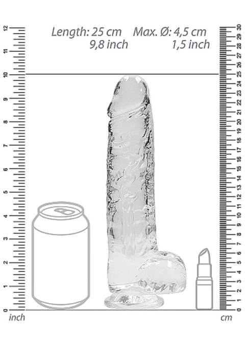 Duży wodoodporny penis dildo mocna przyssawka 25cm Duży wodoodporny penis dildo mocna przyssawka 25cm