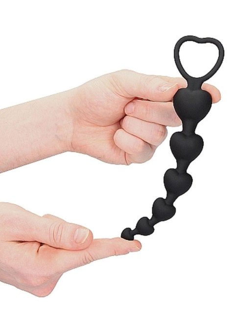 Korek zatyczka analna koraliki z uchwytem 18,5 cm Korek zatyczka analna koraliki z uchwytem 18,5 cm