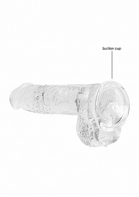 Mały przezroczysty penis dildo z przyssawką 17 cm Mały przezroczysty penis dildo z przyssawką 17 cm