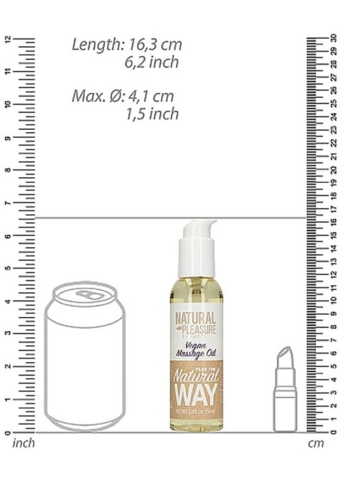 Olejek masaż erotyczny wegański naturalny 150ml Olejek masaż erotyczny wegański naturalny 150ml