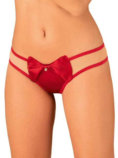 Erotyczne stringi z kokardą obsessive rubinesa lxl Erotyczne stringi z kokardą obsessive rubinesa lxl