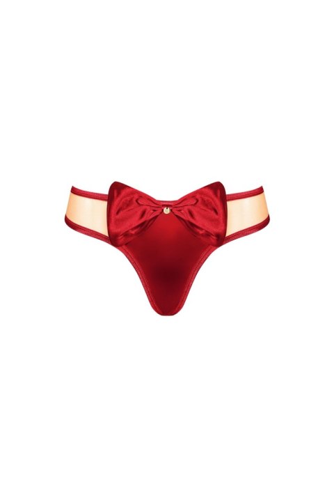 Erotyczne stringi z kokardą obsessive rubinesa lxl Erotyczne stringi z kokardą obsessive rubinesa lxl