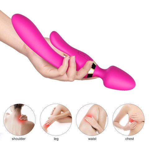 Masażer różdżka wibrator królik 9 trybów 23 cm sex Masażer różdżka wibrator królik 9 trybów 23 cm sex