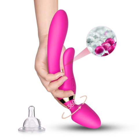 Masażer różdżka wibrator królik 9 trybów 23 cm sex Masażer różdżka wibrator królik 9 trybów 23 cm sex