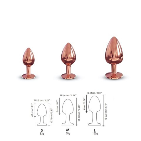 Ozdobny korek analny metal dorcel diamond plug 9cm Ozdobny korek analny metal dorcel diamond plug 9cm