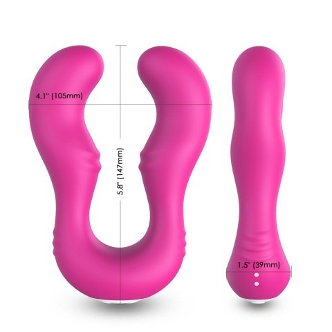Podwójny wibrator lesbijski dla par 9 trybów 14cm Podwójny wibrator lesbijski dla par 9 trybów 14cm