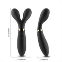 Podwójny wibrator masażer stymulator 9 trybów 19cm Podwójny wibrator masażer stymulator 9 trybów 19cm