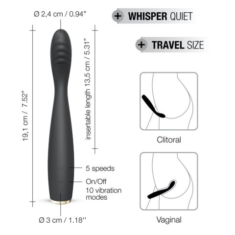 Wibrator do punktu g dorcel g-slim 19cm 10 trybów Wibrator do punktu g dorcel g-slim 19cm 10 trybów