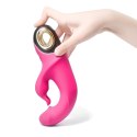 Wibrator królik z masażerem łechtaczki 22cm 9 tryb Wibrator królik z masażerem łechtaczki 22cm 9 tryb