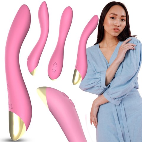 Wibrator masażer stymulator punktu g 22cm 9 trybów Wibrator masażer stymulator punktu g 22cm 9 trybów