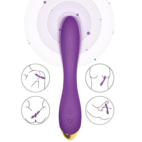 Wibrator masażer stymulator punktu g 22cm 9 trybów Wibrator masażer stymulator punktu g 22cm 9 trybów