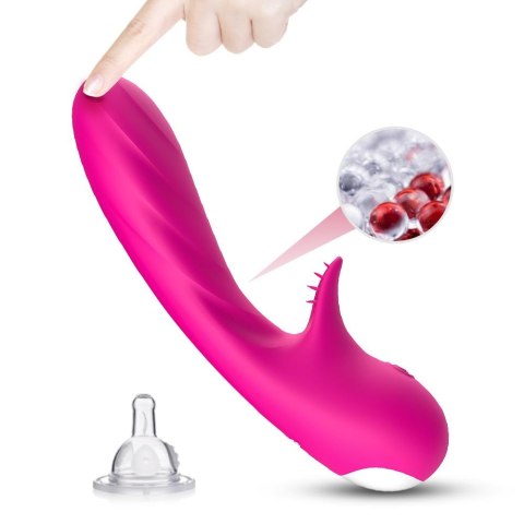 Wibrator punktu g masażer łechtaczki 18 cm 9 tryb Wibrator punktu g masażer łechtaczki 18 cm 9 tryb