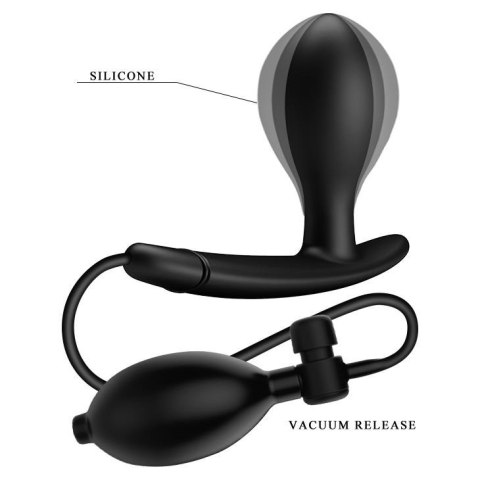 Korek analny plug z wibracjami pompowany stymulacja analna prostaty Korek analny plug z wibracjami pompowany stymulacja analna prostaty