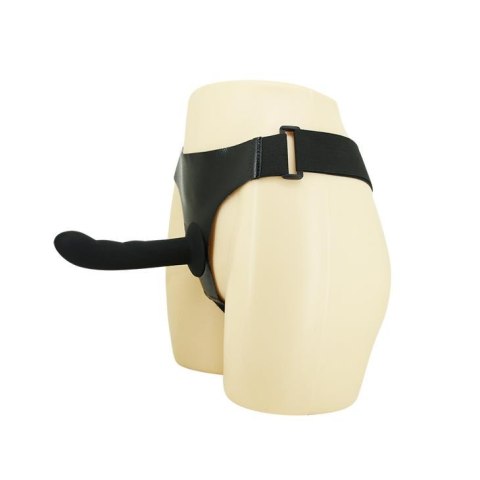 Majtki na szelkach z zakrzywionym dildo 16,8 cm Majtki na szelkach z zakrzywionym dildo 16,8 cm
