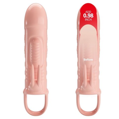Nakładka na penisa powiększająca z sex wibracjami Nakładka na penisa powiększająca z sex wibracjami