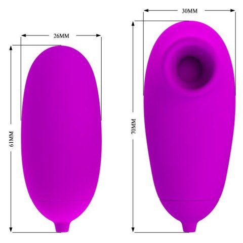 PRETTY LOVE - SUCTION & VIBRO-BULLETS, 12 vibration functions 12 sucking functions PRETTY LOVE - SUCTION & VIBRO-BULLETS, 12 vibration functions 12 sucking functions