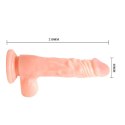 Realistyczne żylaste dildo z wibrującą końcówką Realistyczne żylaste dildo z wibrującą końcówką