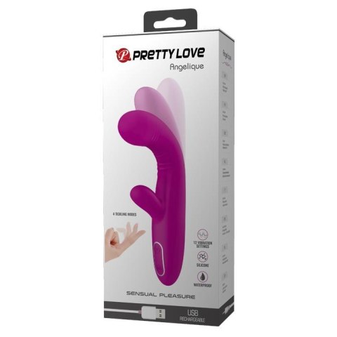 Wibrator króliczek do punktu G sex 12 trybów 22cm Wibrator króliczek do punktu G sex 12 trybów 22cm