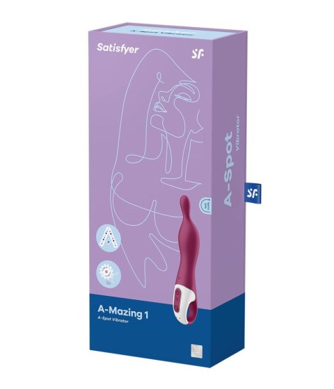 Wibrator punktu A Satisfyer Amazing 12 trybów 21cm Wibrator punktu A Satisfyer Amazing 12 trybów 21cm