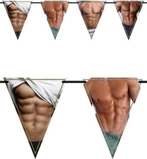 Birthday Garlands Man - Flagbanner Birthday Garlands Man - Flagbanner