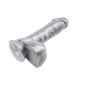 Dildo realistyczne członek jądram przyssawka 19 cm Dildo realistyczne członek jądram przyssawka 19 cm
