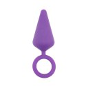 Korek analny zatyczka plug do pupy z uchwytem 10cm Korek analny zatyczka plug do pupy z uchwytem 10cm