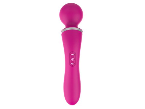 Masażer łechtaczki wibrator 2w1 10+10 trybów 19cm Masażer łechtaczki wibrator 2w1 10+10 trybów 19cm