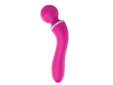 Masażer łechtaczki wibrator 2w1 10+10 trybów 19cm Masażer łechtaczki wibrator 2w1 10+10 trybów 19cm