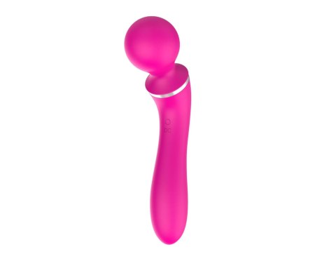 Masażer łechtaczki wibrator 2w1 10+10 trybów 19cm Masażer łechtaczki wibrator 2w1 10+10 trybów 19cm