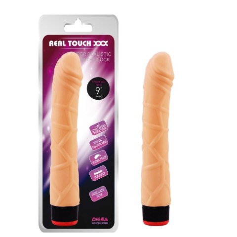 Realistyczny wibrator naturalny penis członek 22cm Realistyczny wibrator naturalny penis członek 22cm