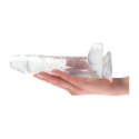 Silikonowe żelowe żylaste dildo z przyssawką 22 cm Silikonowe żelowe żylaste dildo z przyssawką 22 cm