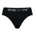 Czarne majtki uprząż strapon stringi push up XL Czarne majtki uprząż strapon stringi push up XL