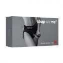 Czarne majtki uprząż strapon stringi push up XL Czarne majtki uprząż strapon stringi push up XL